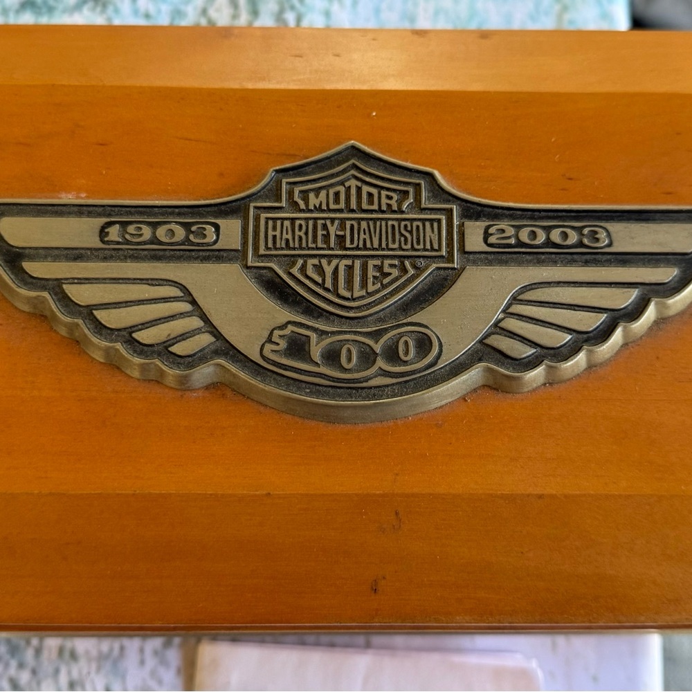 Harley-Davidson 100th Anniversary Emblem in Silver and Black